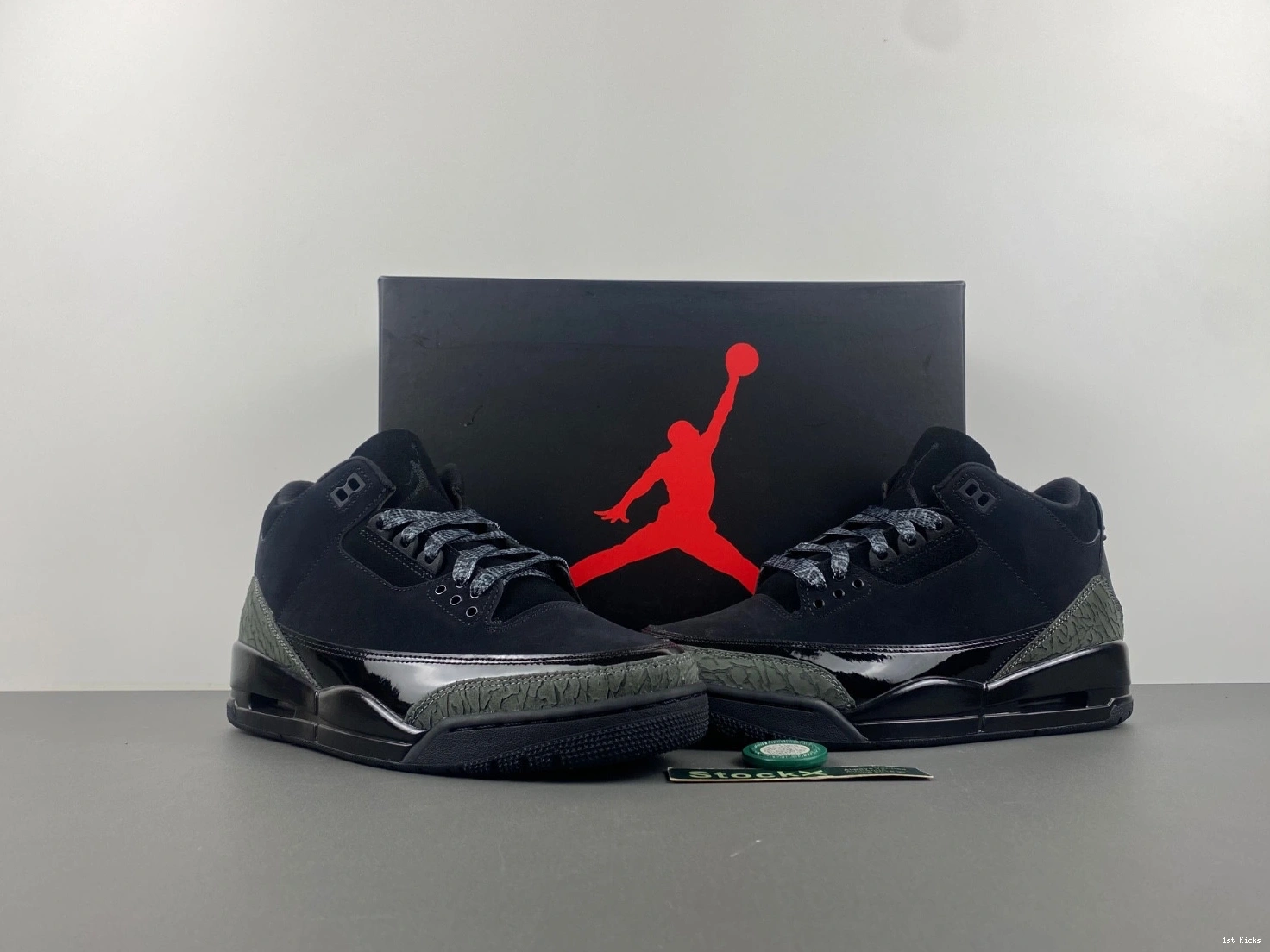 Black 3 Men's 136064-002 Retro Cat Jordan 1020